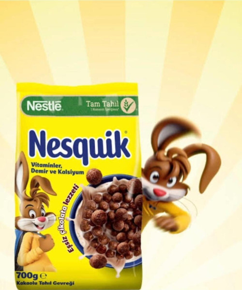 Nesquick Kakaolu Kahvaltılık Buğday Ve Mısır Gevreği 700Gr