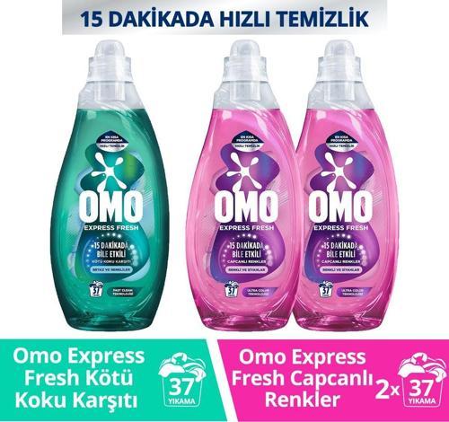 Express Fresh Kötü Koku Karşıtı Beyaz Ve Renkliler 1480Ml X1 Capcanlı Renkli Ve Siyahlar X2