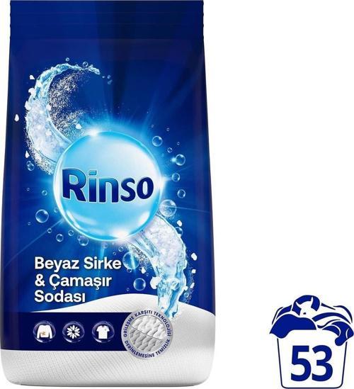 Beyaz Sirke Ve Çamaşır Sodası Beyazlar Için Toz Deterjan 8 Kg X1