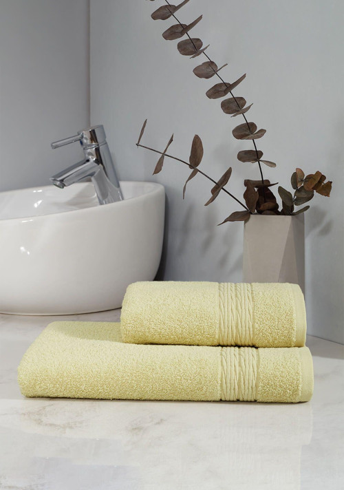 Silky Touch Triline Gold 2'li Banyo Havlu Seti