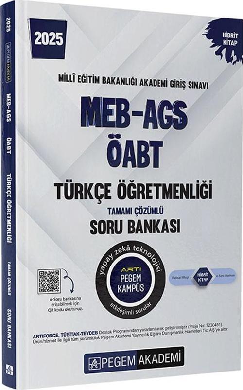 2025 MEB-AGS-ÖABT Türkçe Öğretmenliği Tamamı Çözümlü Soru Bankası
