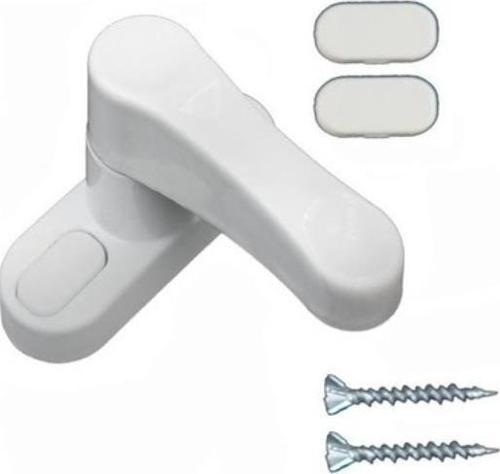 Plast PVC Çocuk  Kilidi Metal Beyaz