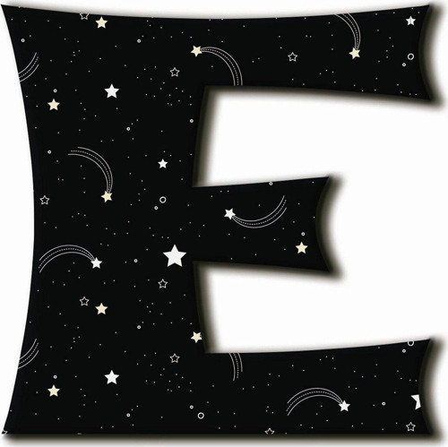 E Harfli Halley Desenli Magnet