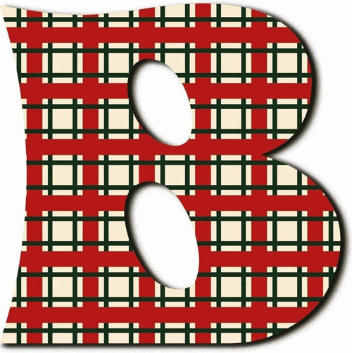B Harfli Retro Desenli Magnet