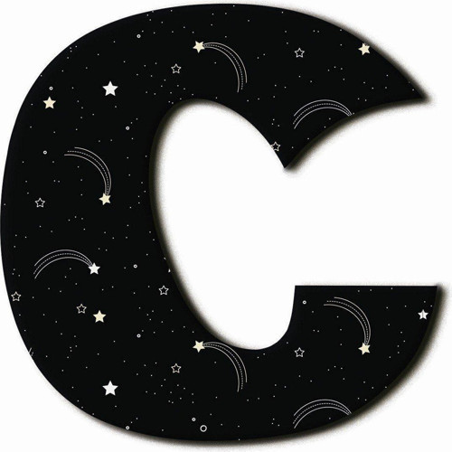 C Harfli Halley Desenli Magnet