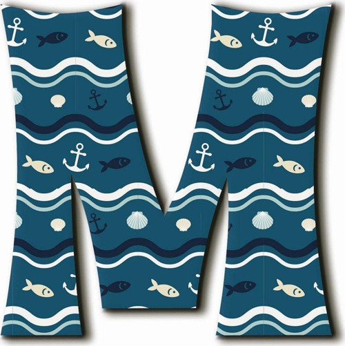 M Harfli Marine Desenli Magnet