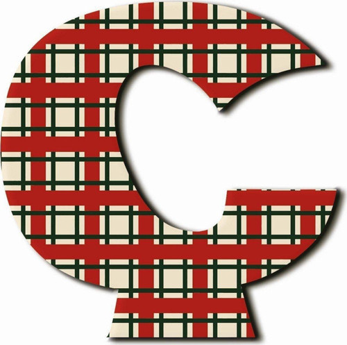 Ç Harfli Retro Desenli Magnet