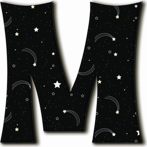 M Harfli Halley Desenli Magnet