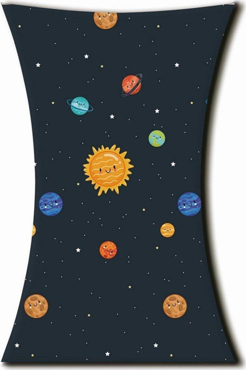 I Harfli Gezegenler Desenli Magnet
