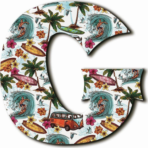 G Harfli Surf Temalı Magnet