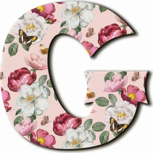 G Harfli Vintage Desenli Magnet
