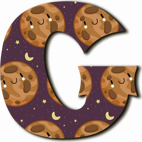 G Harfli Kawaii Gezegen Desenli Magnet