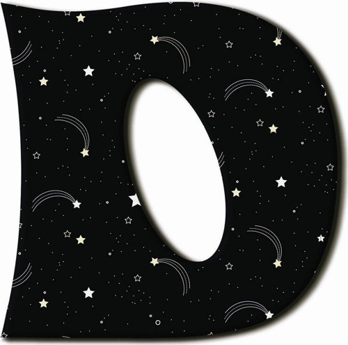 D Harfli Halley Desenli Magnet