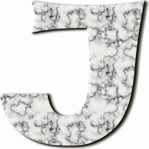 J Harfli Mermer Desenli Magnet
