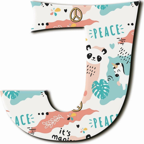 J Harfli Peace Panda Desenli Magnet