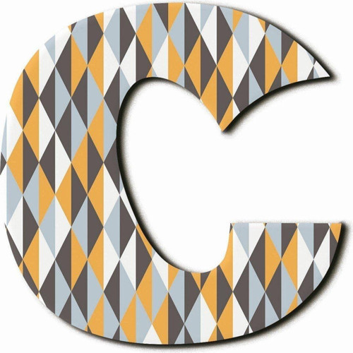C Harfli Iskandinav Desenli Magnet