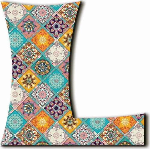 L Harfli Etnik Desenli Magnet