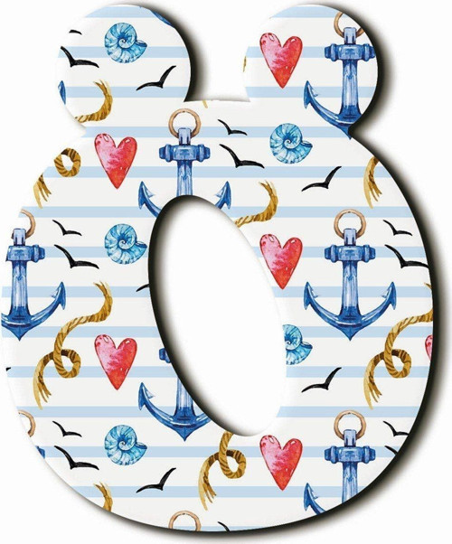 Ö Harfli Marine Desenli Magnet