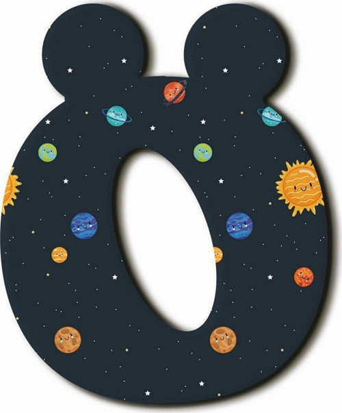 Ö Harfli Gezegenler Desenli Magnet