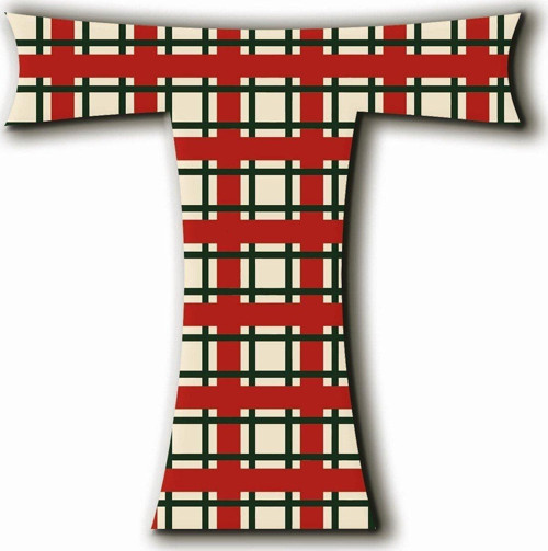 T Harfli Retro Desenli Magnet