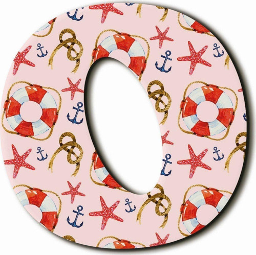 O Harfli Marine Desenli Magnet
