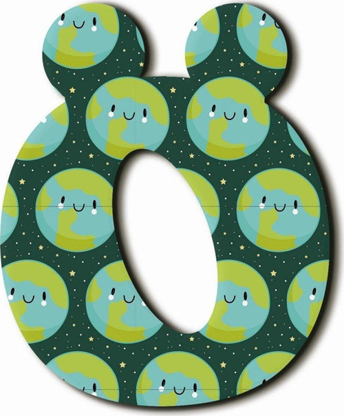 Ö Harfli Kawaii Gezegen Desenli Magnet