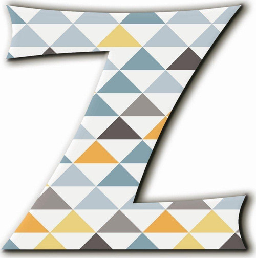 Z Harfli Iskandinav Desenli Magnet