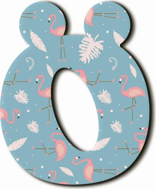 Ö Harfli Flamingo Desenli Magnet