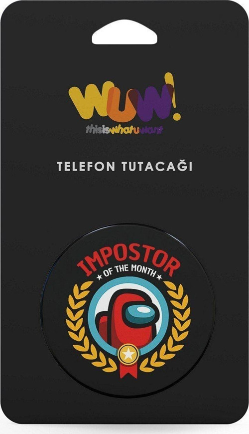 Among Us Damla Etiketli Popsoket Telefon Tablet Tutucu Standı