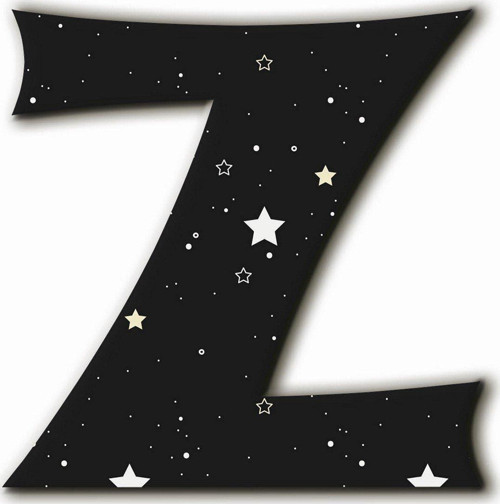 Z Harfli Yıldız Desenli Magnet