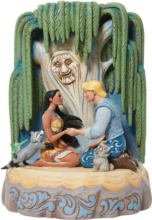 Kalbinin Sesini Dinle Pocahontas Kalpten Oyulmuş Figür Biblo