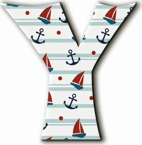 Y Harfli Marine Desenli Magnet