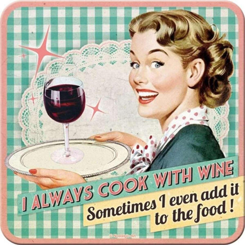 Cook With Wine Bardak Altlığı