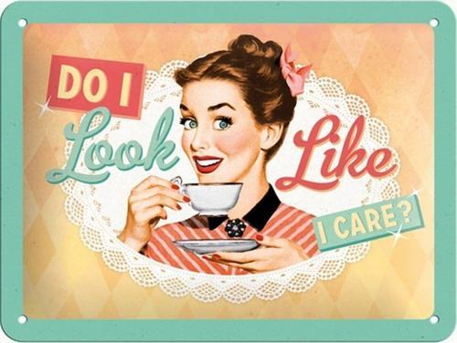 Art Do I Look Kabartmalı Metal Duvar Panosu 26110A