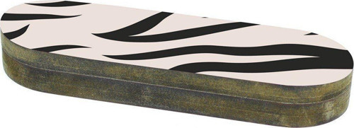 Pempe Zebra Desenli Ahşap Kalem Kutusu