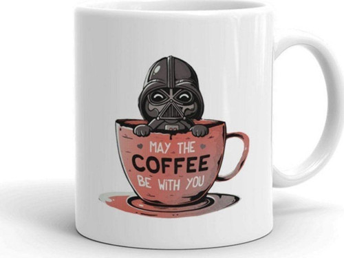 May The Coffee With You Beyaz Seramik Kupa