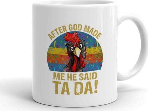 After God Made Me Beyaz Seramik Kupa