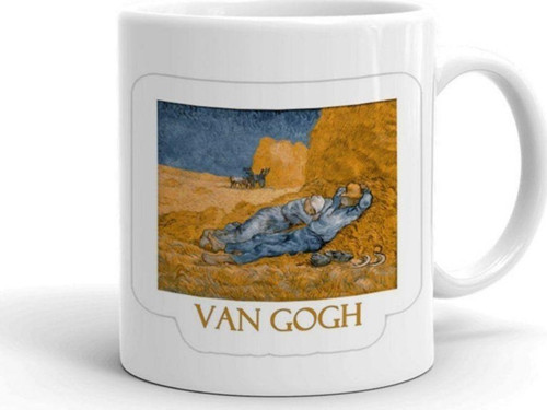 The Midday Rest By Van Gogh Beyaz Seramik Kupa