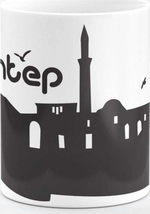 Gaziantep Şehir Temalı Seramik Kupa Bardak
