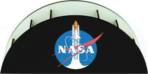 Nasa Ahşap Masaüstü Kalemlik Kalem Kutusu Organizer