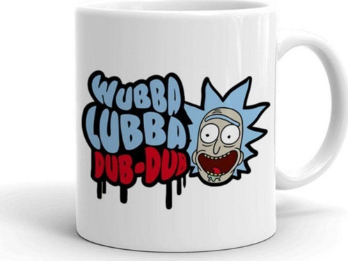 Dub Dub Rick And Morty Beyaz Seramik Kupa
