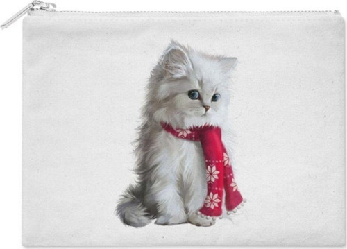 Atkılı Yavru Kedi Makyaj Çantası