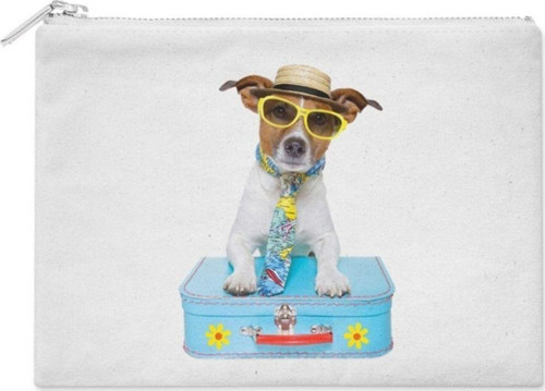 Tatilci Köpek Makyaj Çantası