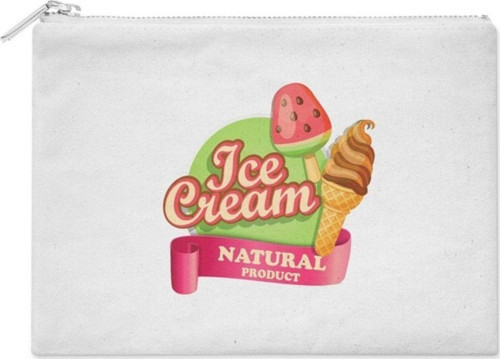 Dondurma Natural Makyaj Çantası