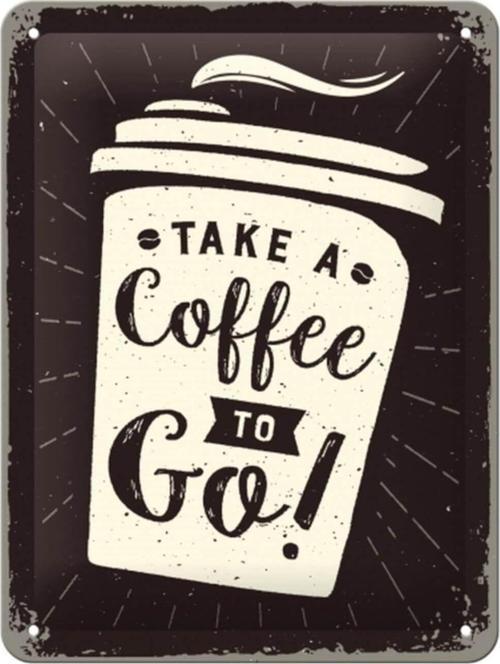 Coffee To Go Metal Pano