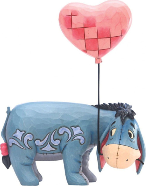 Lisanslı Eyore El Yapımı Kalpli Biblo