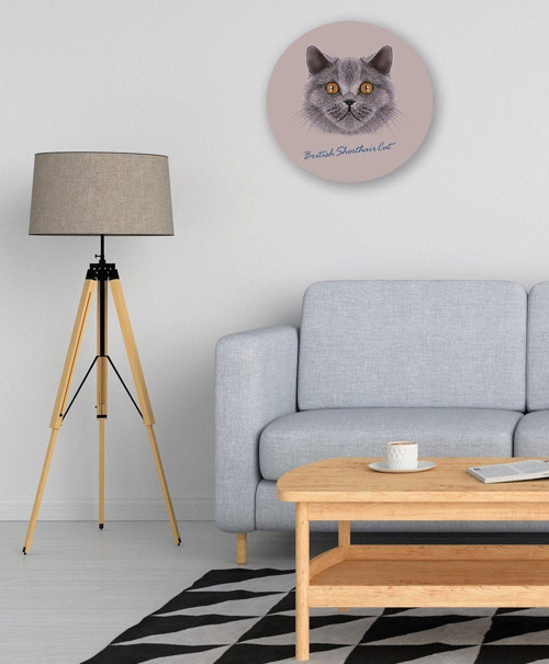 300 Spartalı Yuvarlak Tasarım Mdf Tablo