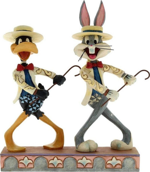 On With The Show Bugs Bunny Daffy Duck Dekoratif Figür Biblo