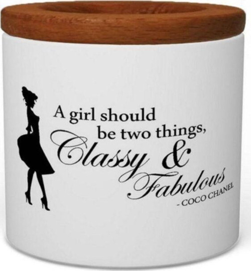 Classy And Fabulous Ahşap Kapaklı Seramik Kalemlik