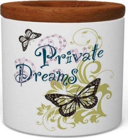 Private Dreams Ahşap Kapaklı Seramik Kalemlik